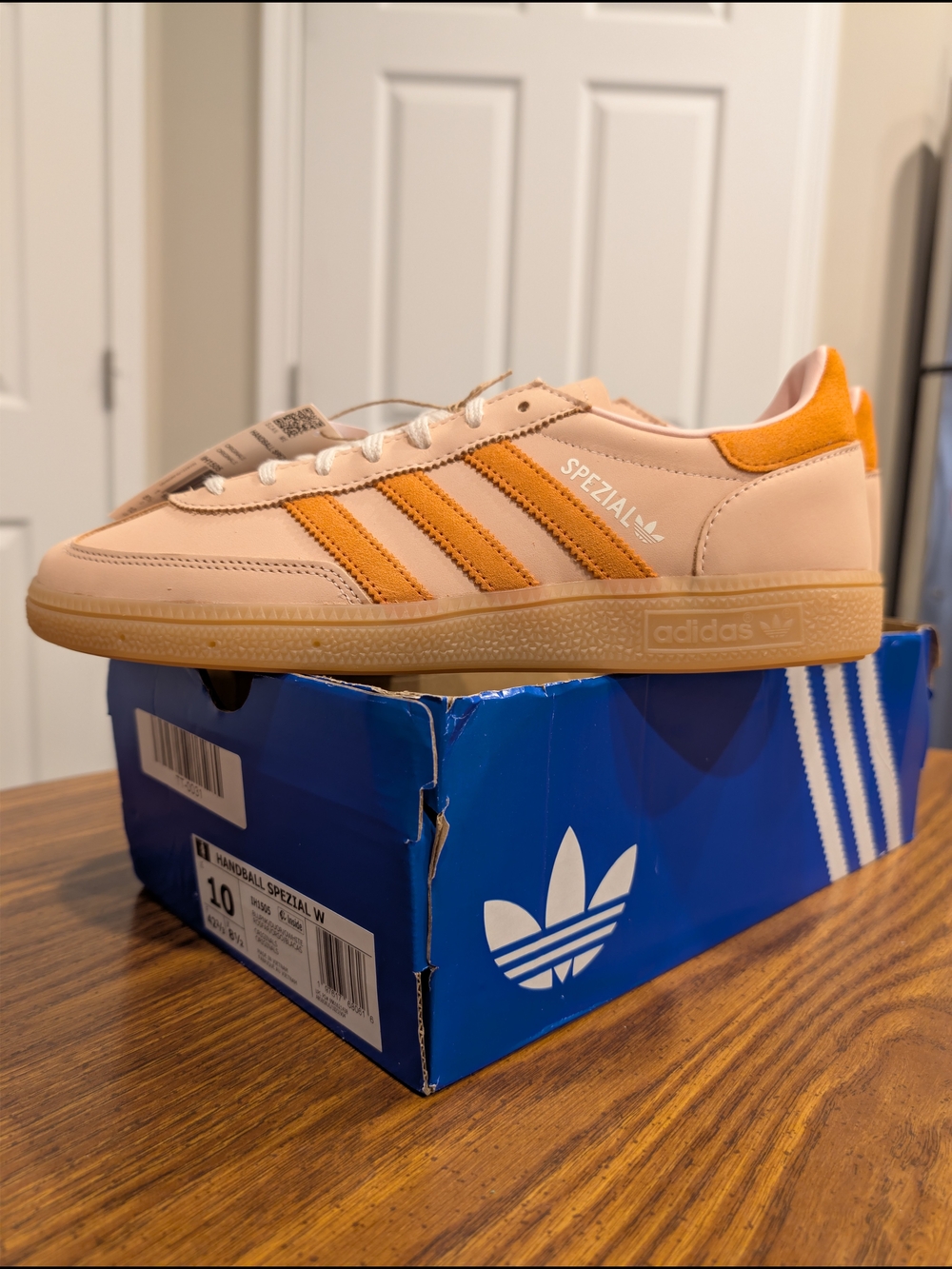 Adidas Spezial Women’s Sneakers in Peach and Orange